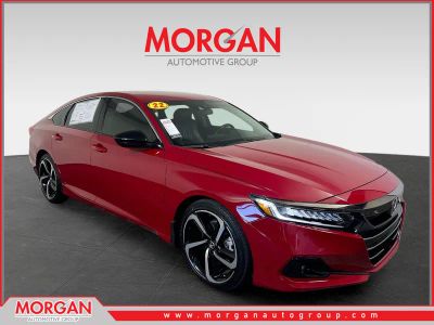2022 Honda Accord Sport Special Edition in San Marino Red — front three-quarter view