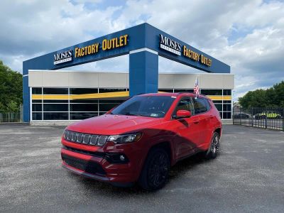 2022 Jeep Compass (RED) Edition in Redline Pearlcoat — front three-quarter view