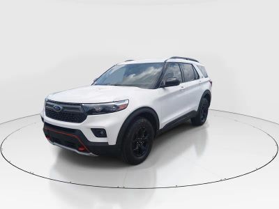 2023 Ford Explorer — rear three-quarter view