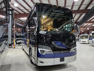 2023 Tiffin ALLEGRO BUS — front three-quarter view