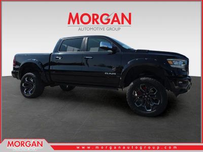 2022 Ram 1500 Laramie in Black — front three-quarter view