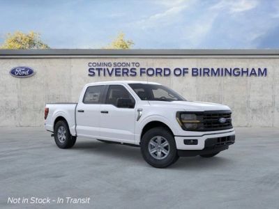 2026 Ford F-150 XLT in White — front three-quarter view