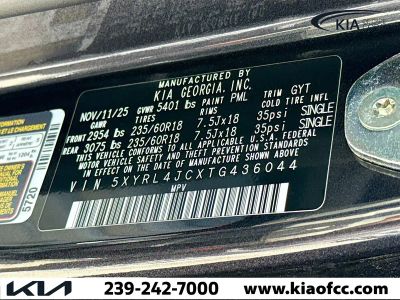 2026 Kia Sorento — photo 40 view
