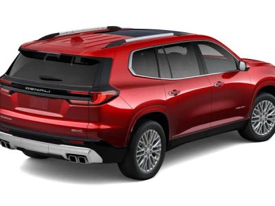 2026 GMC Acadia — rear three-quarter view