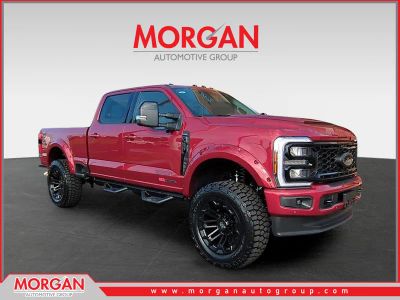 2026 Ford F-250SD Lariat in Red — front three-quarter view