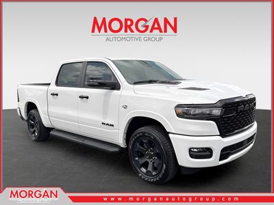 2026 Ram 1500 Big Horn/Lone Star in White — front three-quarter view