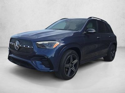2026 Mercedes-Benz GLE 350 GLE 350 SUV in Twilight Blue — front three-quarter view