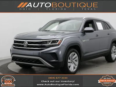 2023 Volkswagen Atlas Cross Sport 3.6L V6 SE w/Technology in Gray — front three-quarter view