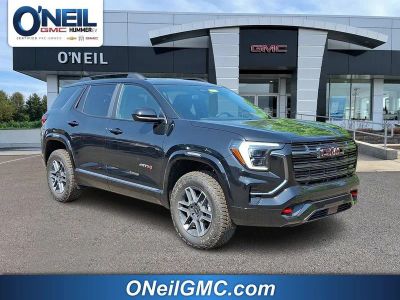 2026 GMC Terrain AT4 in Ebony Twilight Metallic — front three-quarter view