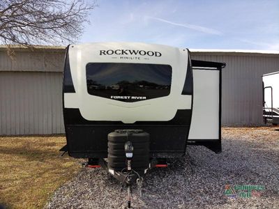 2026 Forest River Rockwood Mini Lite — rear three-quarter view