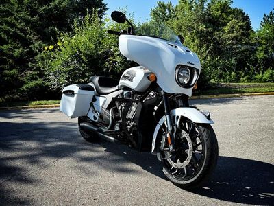 2025 Indian Motorcycle Chieftain PowerPlus Dark Horse 112 w/PowerBand Ghost White Metallic Smoke - Photo 1