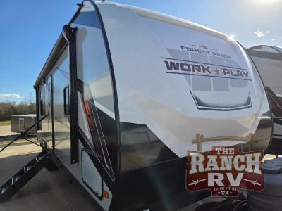 2026 Forest River RV Work and Play 27KB — front three-quarter view