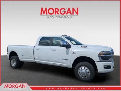 2026 Ram 3500 Tradesman in White — front three-quarter view
