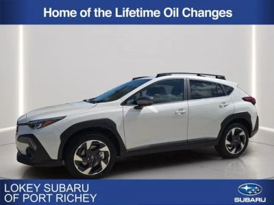 2026 Subaru Crosstrek Limited in Crystal White Pearl — front three-quarter view
