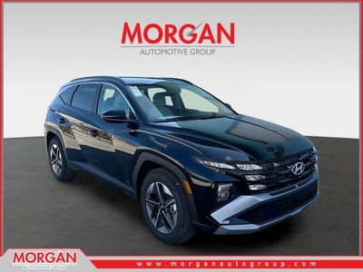 2026 Hyundai TUCSON SEL in Phantom Black — front three-quarter view