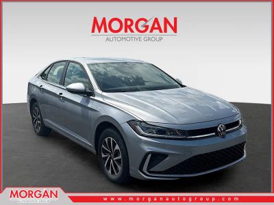 2026 Volkswagen Jetta S in Silver Metallic — front three-quarter view