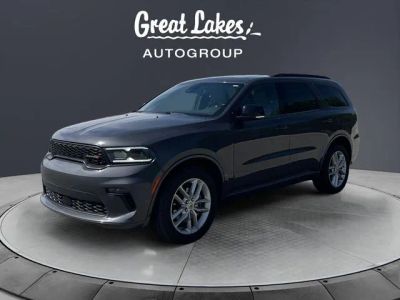 2023 Dodge Durango GT Plus in Vapor Gray — front three-quarter view