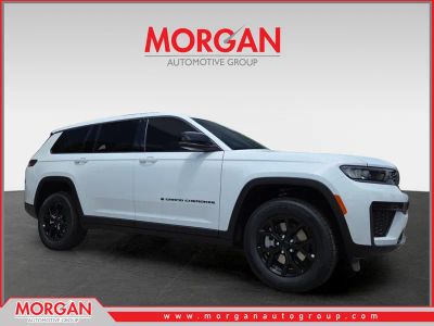 2026 Jeep Grand Cherokee L Laredo in White/off-white — front three-quarter view