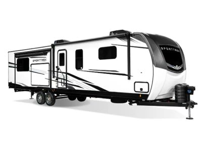 2027 Venture RV SportTrek Touring Edition — front three-quarter view