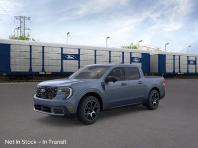 2026 Ford Maverick Lariat in Azure Gray Metallic Tri-Coat — front three-quarter view