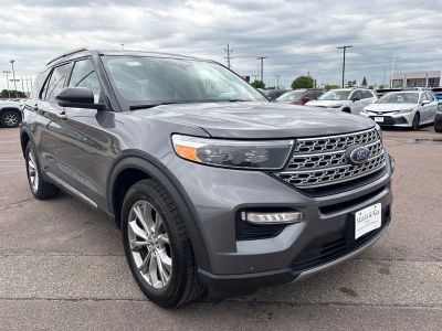 2021 Ford Explorer — rear three-quarter view