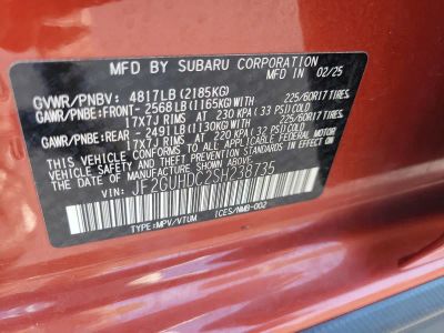 2025 Subaru Crosstrek — photo 31 view
