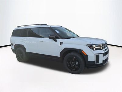 2026 Hyundai SANTA FE XRT in White — front three-quarter view
