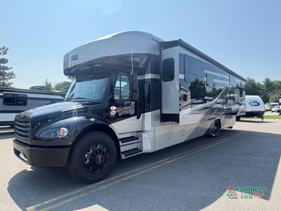 2026 Newmar Grand Star — rear three-quarter view