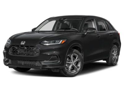 2025 Honda HR-V EX-L in White — front three-quarter view