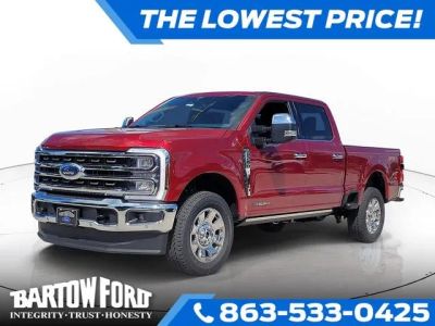 2026 Ford F-250SD King Ranch 4WD CREW CAB in Ruby Red Metallic — front three-quarter view