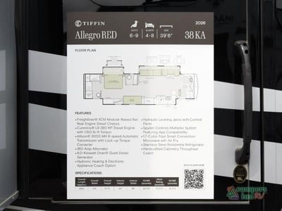 2026 Tiffin Motorhomes Allegro RED - Photo 6