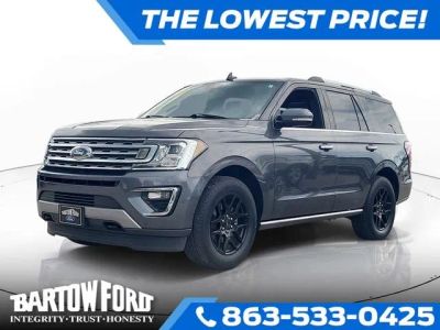 2020 Ford Expedition Limited in Magnetic — front three-quarter view