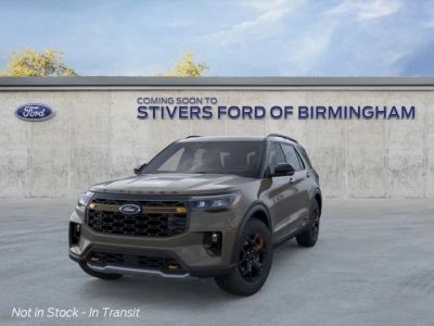 2026 Ford Explorer — rear three-quarter view