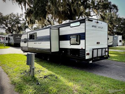 2023 Forest River Cherokee Grey Wolf — rear three-quarter view