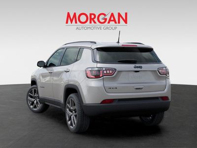 2026 Jeep Compass Latitude in Silver — front three-quarter view