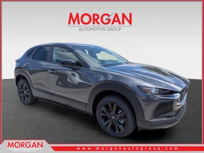 2026 Mazda CX-30 2.5 S Select Sport in Machine Gray Metallic — front three-quarter view