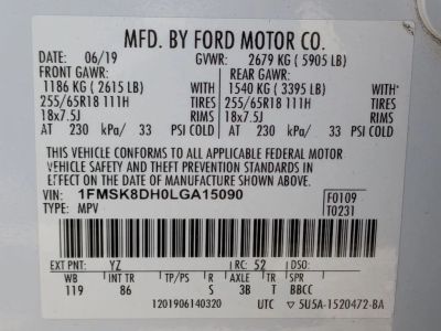 2020 Ford Explorer — photo 23 view