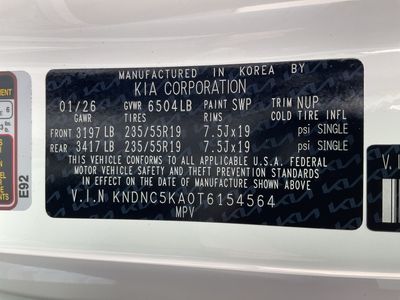2026 Kia Carnival Hybrid — photo 25 view