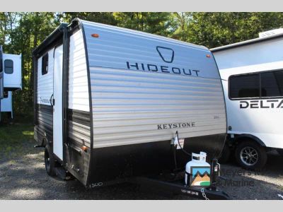 2026 Keystone RV Hideout Mini 130BH — front three-quarter view