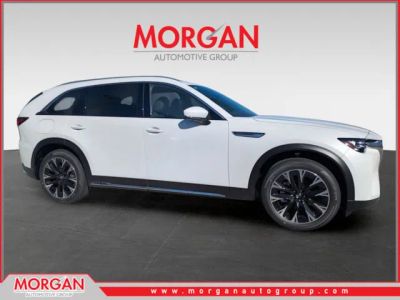 2026 Mazda CX-90 PHEV Premium Plus in Rhodium White Premium — front three-quarter view