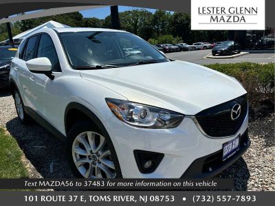 2013 Mazda Mazda CX-5 Grand Touring in Crystal White Pearl — front three-quarter view