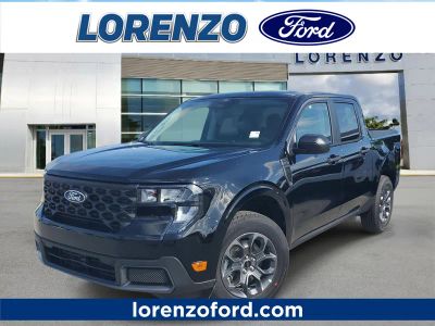 2026 Ford Maverick XLT in Shadow Black — front three-quarter view