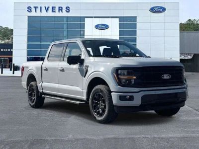 2026 Ford F-150 XLT in White — front three-quarter view