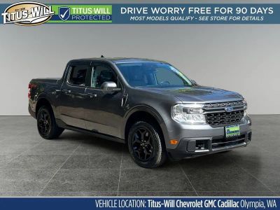 2023 Ford Maverick XLT in Gray — front three-quarter view