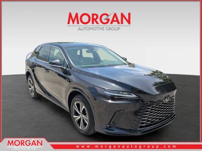 2024 Lexus RX 350 in Caviar — front three-quarter view
