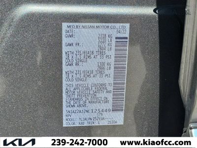 2022 Nissan Murano — photo 26 view