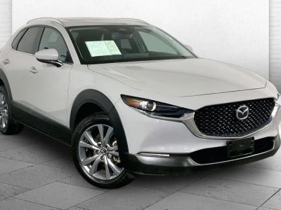 2025 Mazda Mazda CX-30 2.5 S Preferred Package in Aero Gray Metalli — front three-quarter view