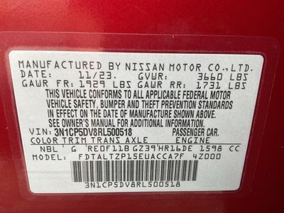 2024 Nissan Kicks — photo 24 view