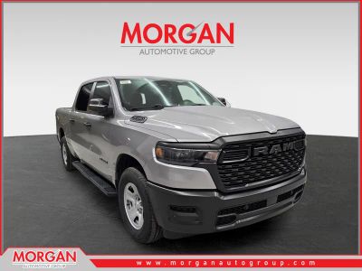 2026 Ram 1500 Tradesman in Billet Silver Metallic Clearcoat — front three-quarter view