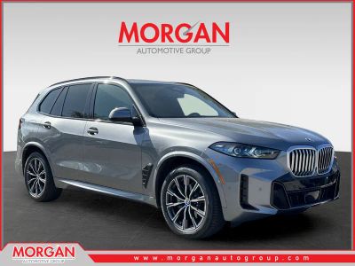 2025 BMW X5 xDrive40i in Gray — front three-quarter view